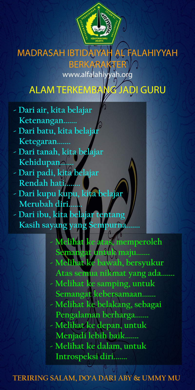 Alam Terkembang Menjadi Guru